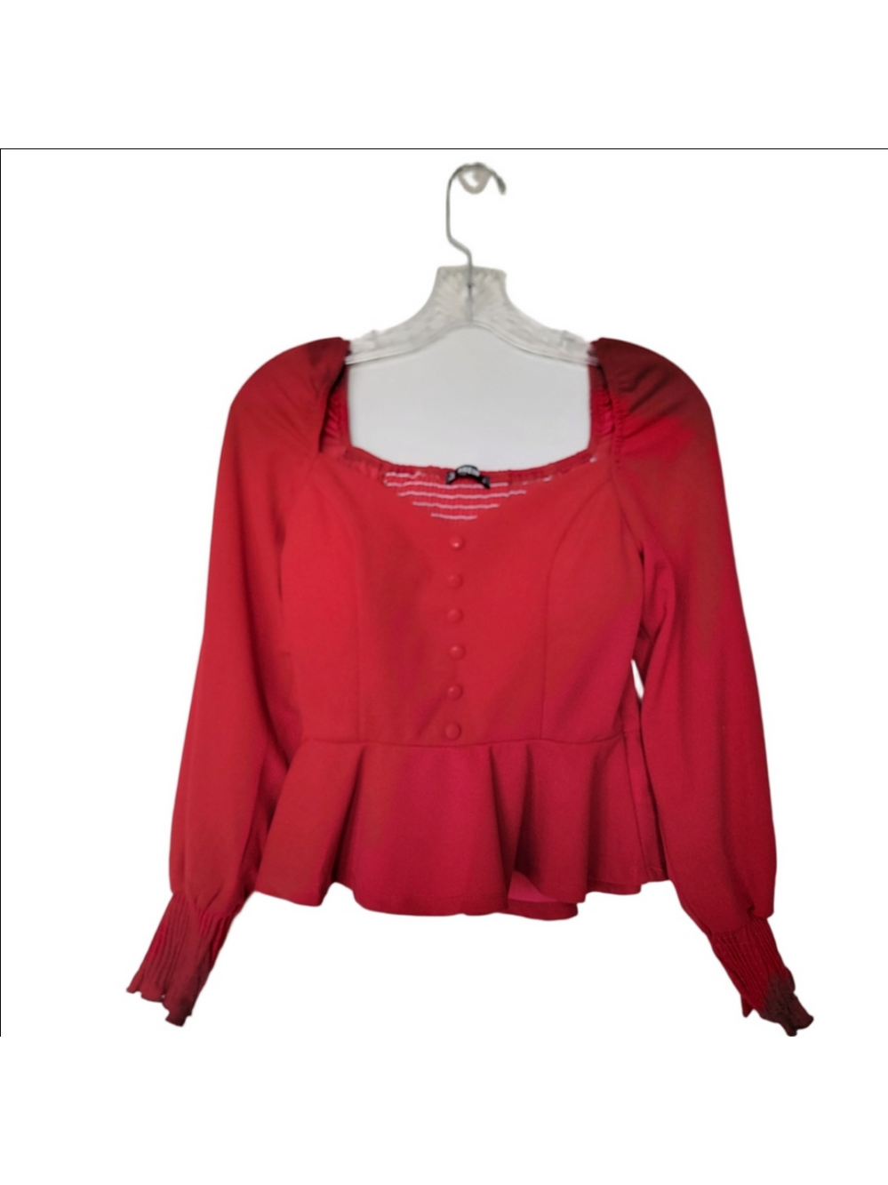 Elegant Red Women's Top